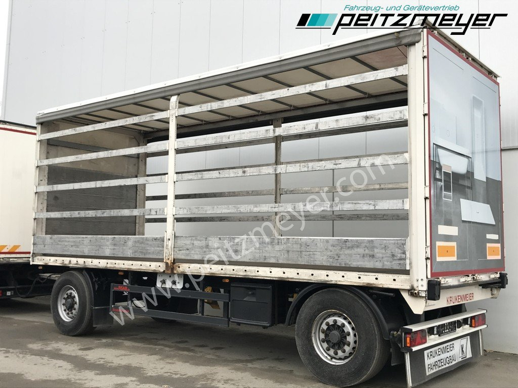 KRUKENMEIER PRITSCHENANHÄNGER 18 T. mit Durchlade - Remolque con toldo: foto 2 KRUKENMEIER PRITSCHENANHÄNGER 18 T. mit Durchlade - Remolque con toldo: foto 2