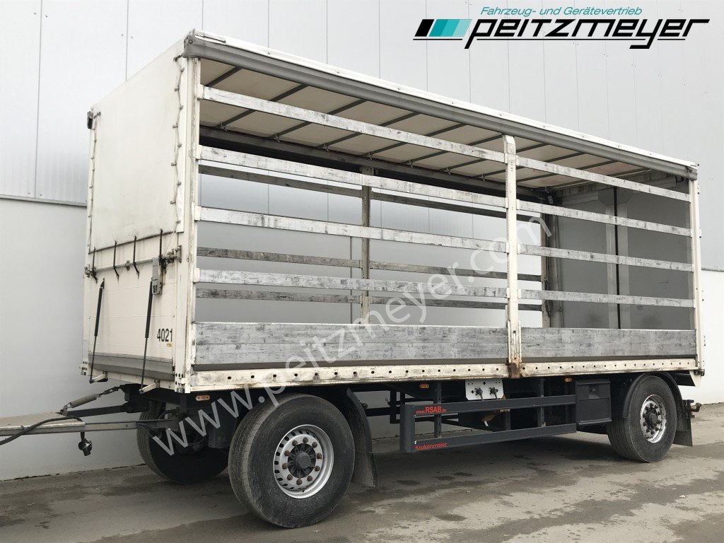KRUKENMEIER PRITSCHENANHÄNGER 18 T. mit Durchlade - Remolque con toldo: foto 3 KRUKENMEIER PRITSCHENANHÄNGER 18 T. mit Durchlade - Remolque con toldo: foto 3