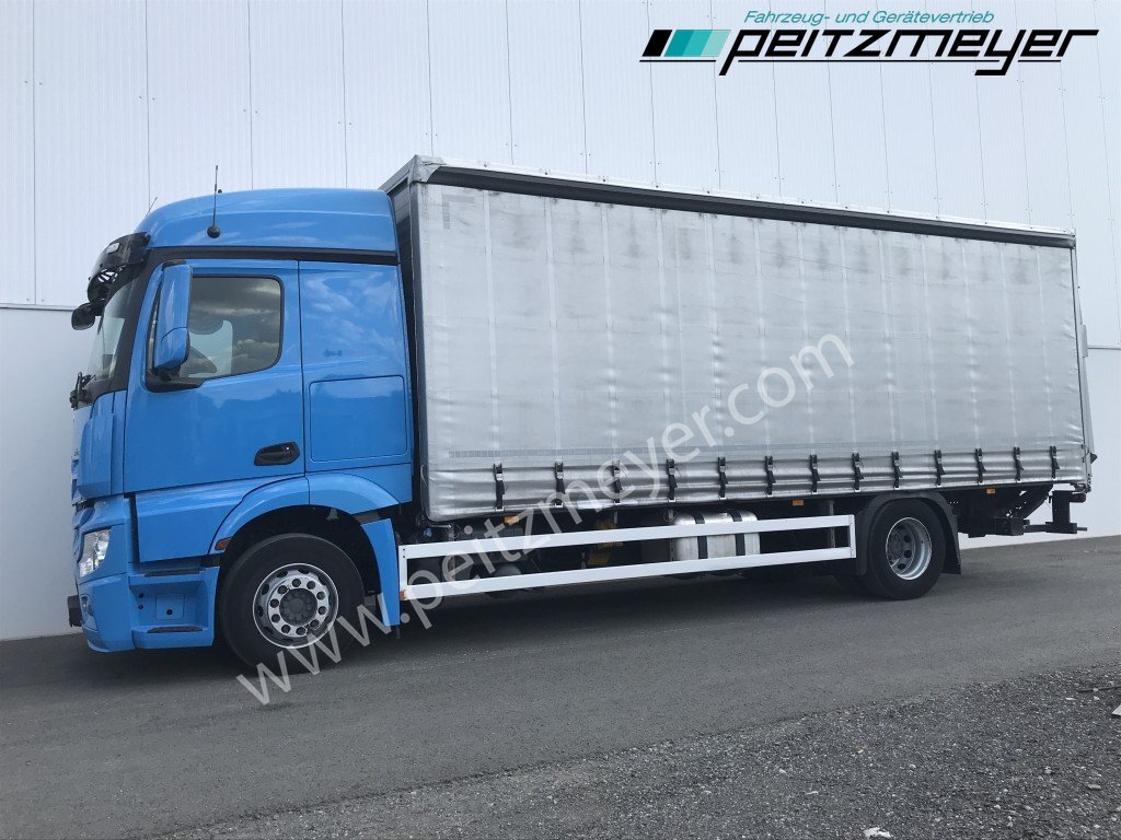 Camión lona MERCEDES-BENZ Actros 1832 LL Pritsche + LBW EU 6: foto 8