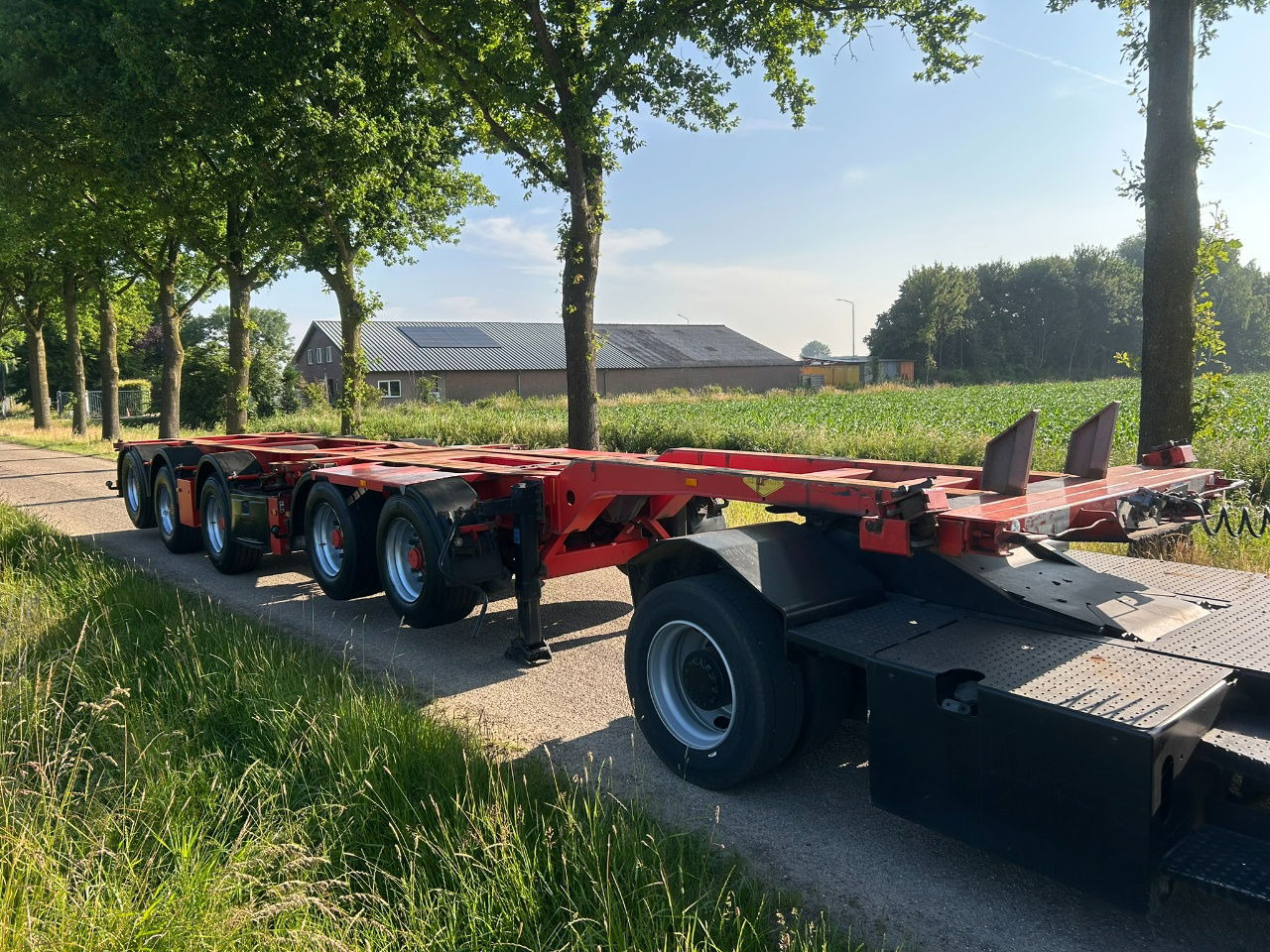 Broshuis 2-Connect-5Akcc / 3 x Steering axle / 4 x Lifting axle / tyres 80 / 3 x - Semirremolque portacontenedore/ Intercambiable: foto 2 Broshuis 2-Connect-5Akcc / 3 x Steering axle / 4 x Lifting axle / tyres 80 / 3 x - Semirremolque portacontenedore/ Intercambiable: foto 2