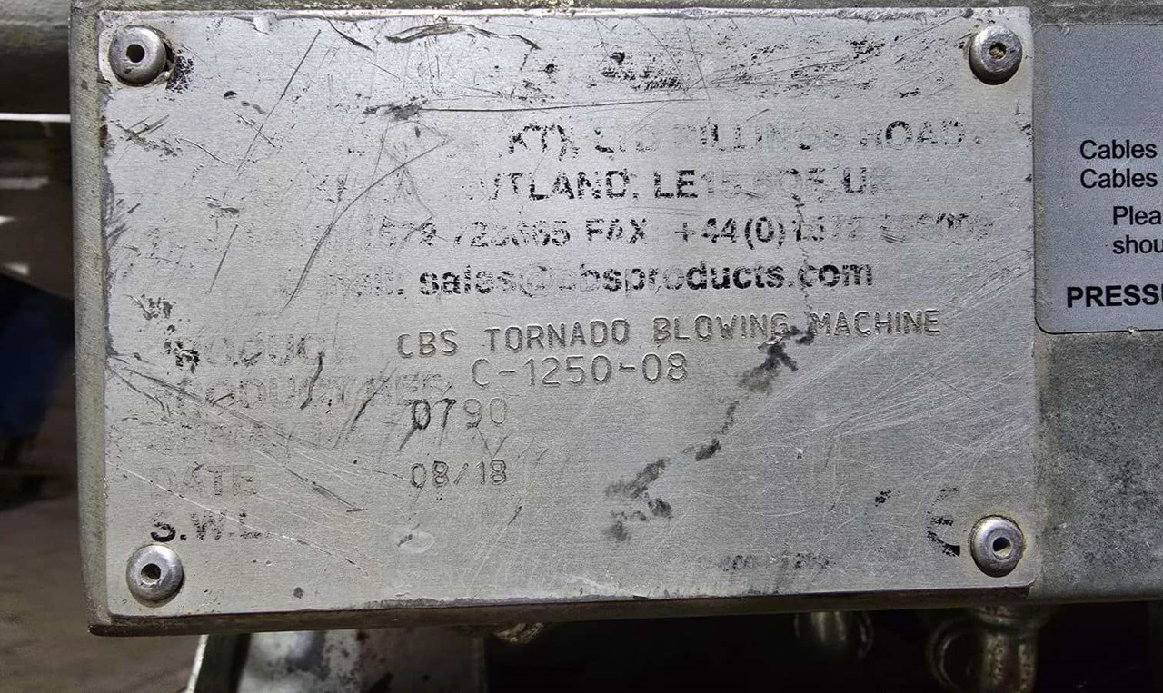 CBS Tornado Cable Blowing Machine - Herramienta/ Equipo: foto 3 CBS Tornado Cable Blowing Machine - Herramienta/ Equipo: foto 3