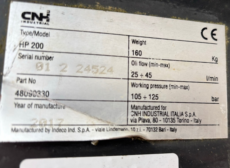INDECO HP200 - Martillo hidráulico para Excavadora: foto 4 INDECO HP200 - Martillo hidráulico para Excavadora: foto 4