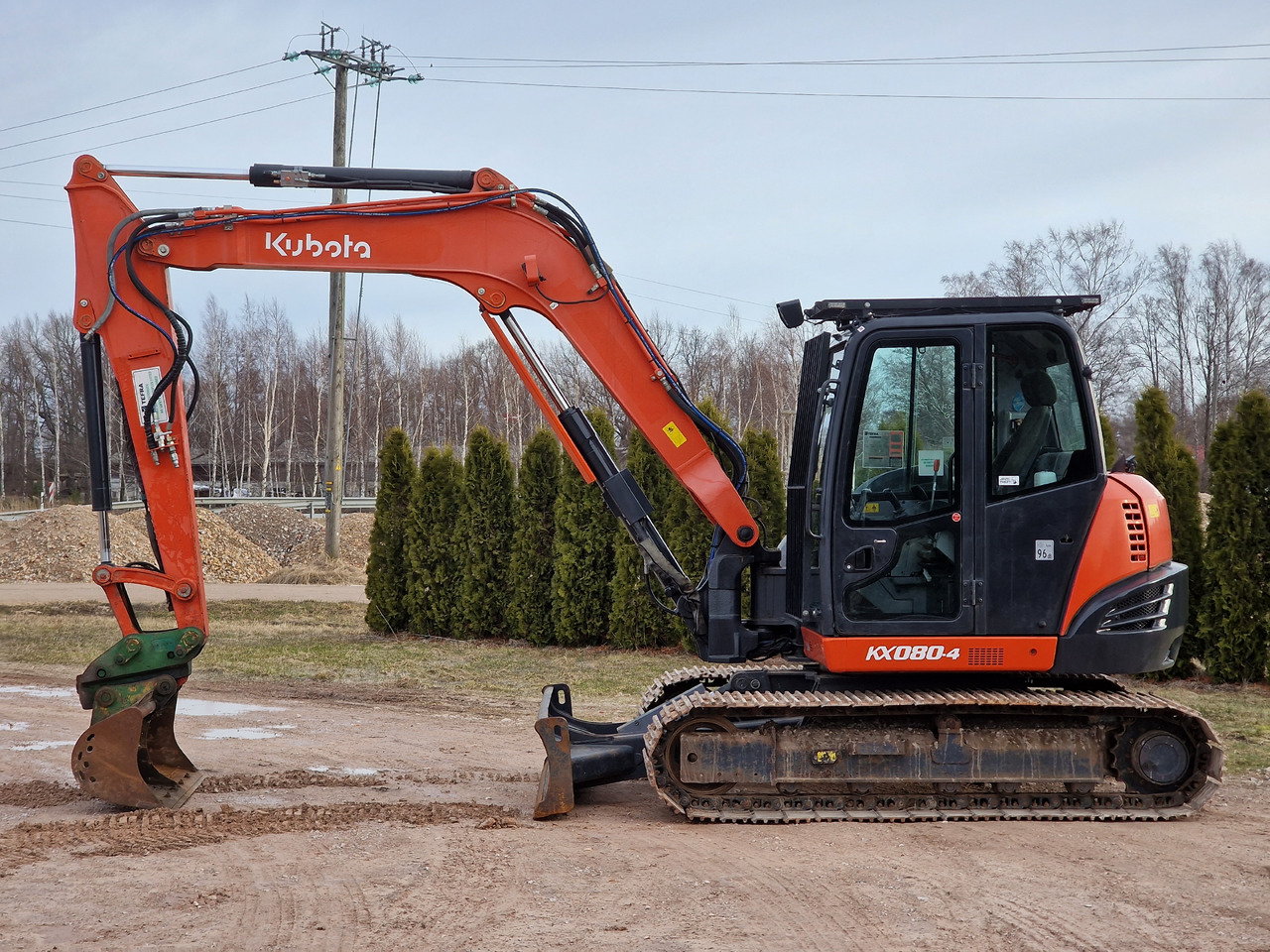 KUBOTA KX080-4. Metal tracks. - Miniexcavadora: foto 3 KUBOTA KX080-4. Metal tracks. - Miniexcavadora: foto 3