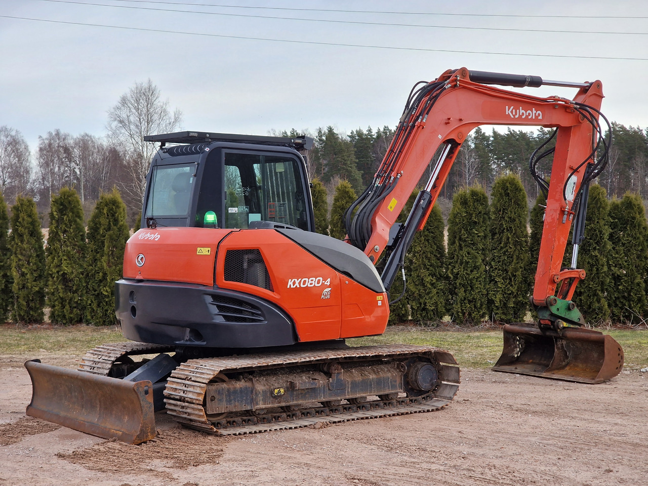 KUBOTA KX080-4. Metal tracks. - Miniexcavadora: foto 5 KUBOTA KX080-4. Metal tracks. - Miniexcavadora: foto 5