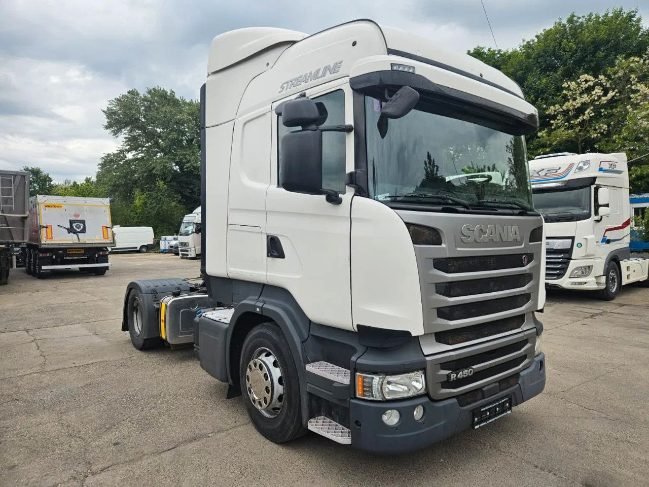 Scania R450 Hydraulics, HighLine, Standklima 2 units - Cabeza tractora: foto 2 Scania R450 Hydraulics, HighLine, Standklima 2 units - Cabeza tractora: foto 2