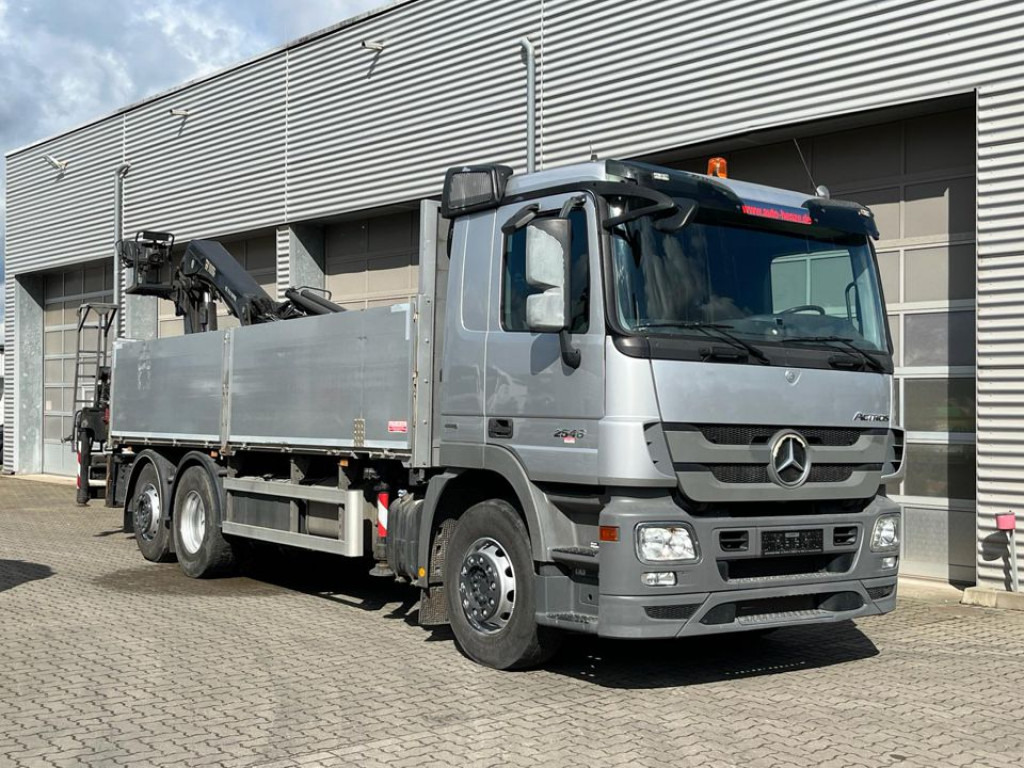 MERCEDES-BENZ Mercedes-Benz Actros Pritsche Heckkran 2546 L 6x2 Hiab 288 6xhyd - Camión caja abierta, Camión grúa: foto 2 MERCEDES-BENZ Mercedes-Benz Actros Pritsche Heckkran 2546 L 6x2 Hiab 288 6xhyd - Camión caja abierta, Camión grúa: foto 2