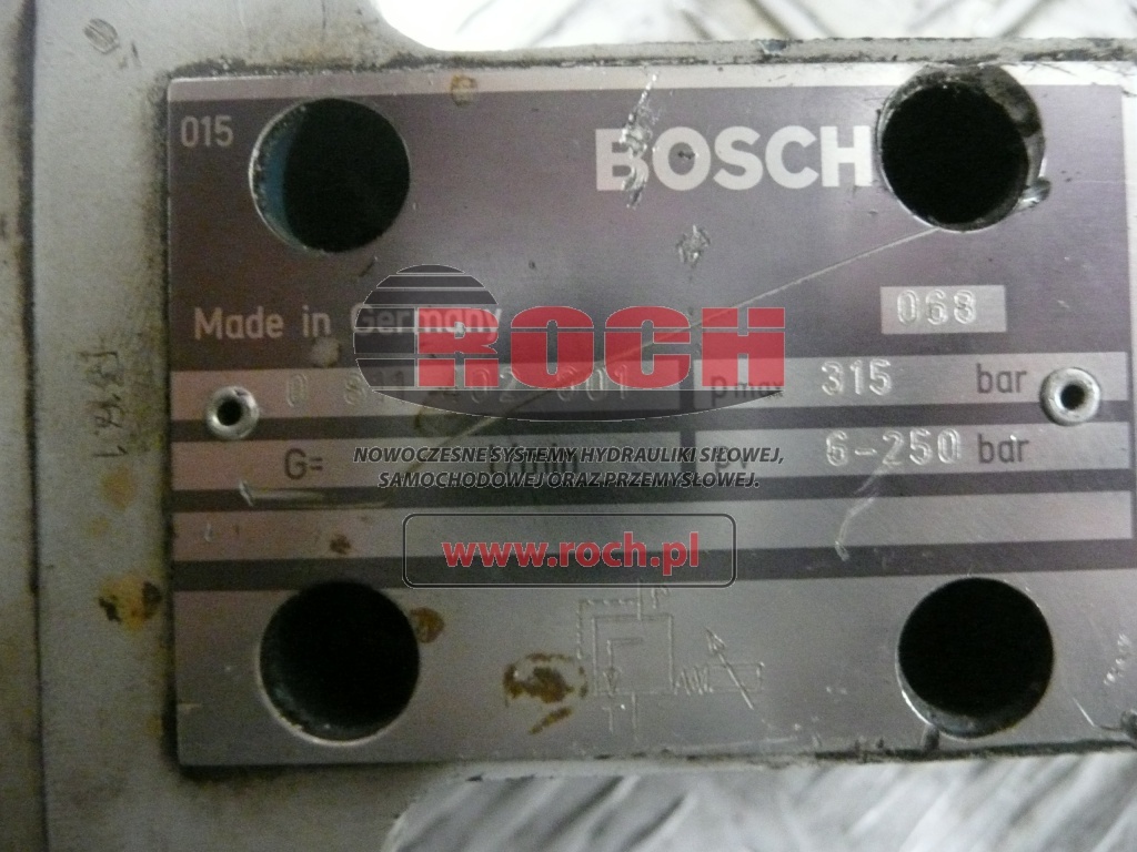 BOSCH 0811402001 P MAX 315 BAR PV6-250 BAR - 1 SEKCYJNY + 1837001206 02557=12V 0,67 - Válvula hidráulica: foto 2 BOSCH 0811402001 P MAX 315 BAR PV6-250 BAR - 1 SEKCYJNY + 1837001206 02557=12V 0,67 - Válvula hidráulica: foto 2