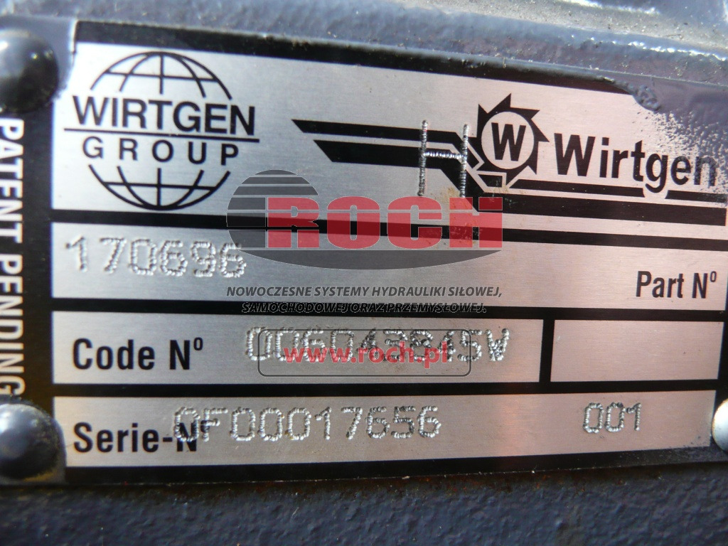 WIRTGEN 170696 006043845W - Motor hidráulico: foto 2 WIRTGEN 170696 006043845W - Motor hidráulico: foto 2