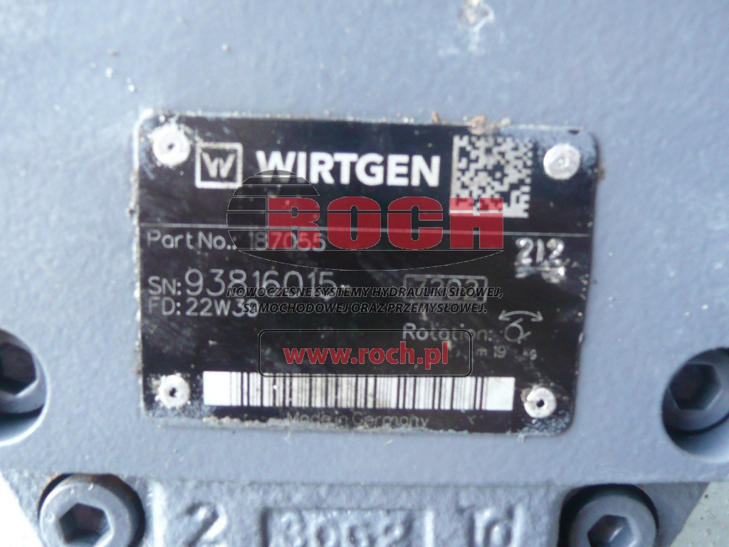 WIRTGEN 187055 - Motor hidráulico: foto 1 WIRTGEN 187055 - Motor hidráulico: foto 1