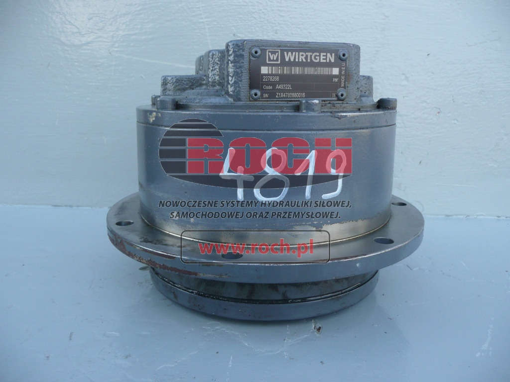 WIRTGEN 2278268 A49322L - Motor hidráulico: foto 1 WIRTGEN 2278268 A49322L - Motor hidráulico: foto 1
