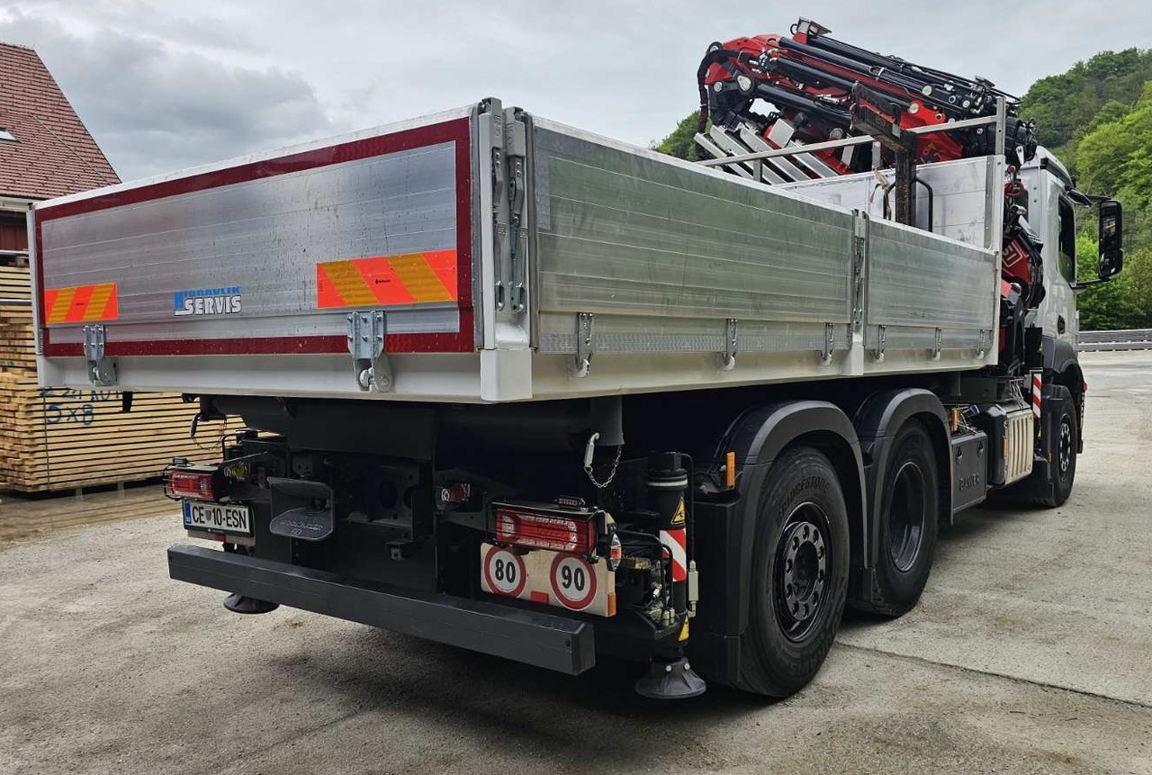 MERCEDES-BENZ Hiab Palfinger Fassi F545-6 JIB-6 - Camión volquete: foto 3 MERCEDES-BENZ Hiab Palfinger Fassi F545-6 JIB-6 - Camión volquete: foto 3