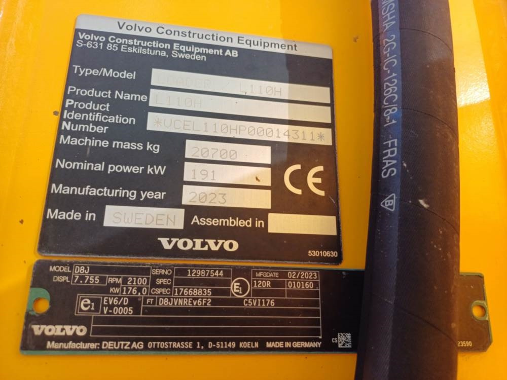 Cargadora de ruedas Volvo L110H: foto 15