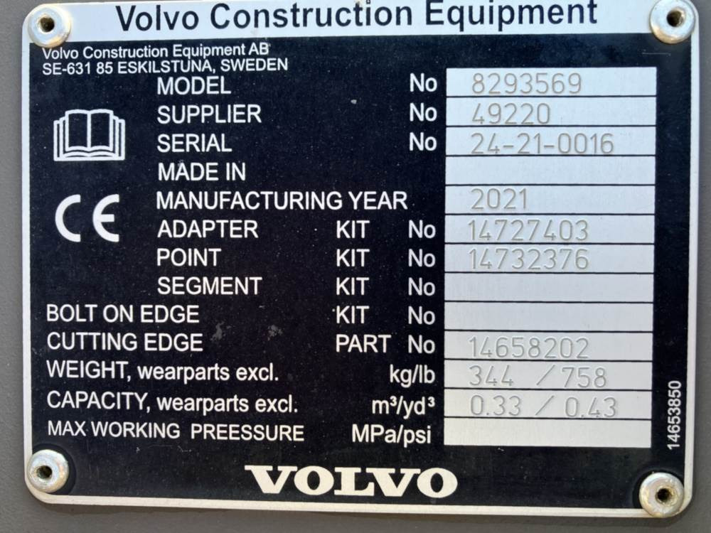 Volvo Tieflöffel mit Zähne S6 - Retroexcavadora: foto 5 Volvo Tieflöffel mit Zähne S6 - Retroexcavadora: foto 5
