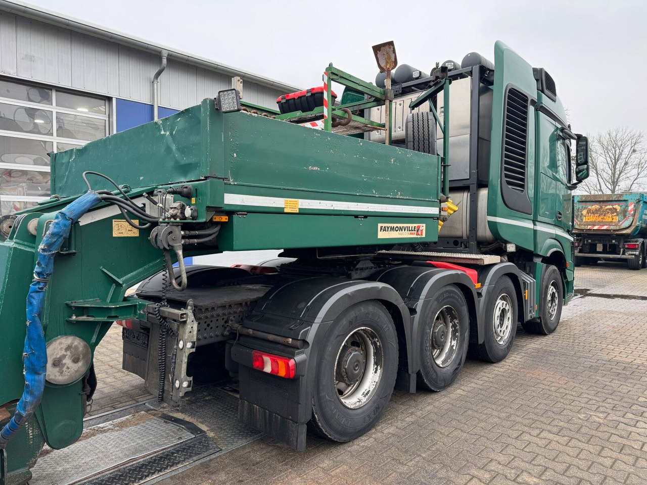 Cabeza tractora Mercedes-Benz ACTROS 4163 8x4 Schwerlast +Tieflader 4+2 *83 T: foto 5