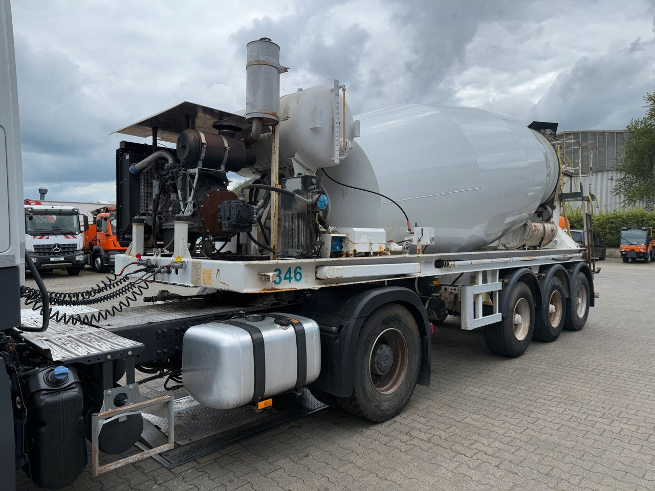 Camión Turbo´s Hoet Betonmisch Auflieger Motor aus 2019: foto 6