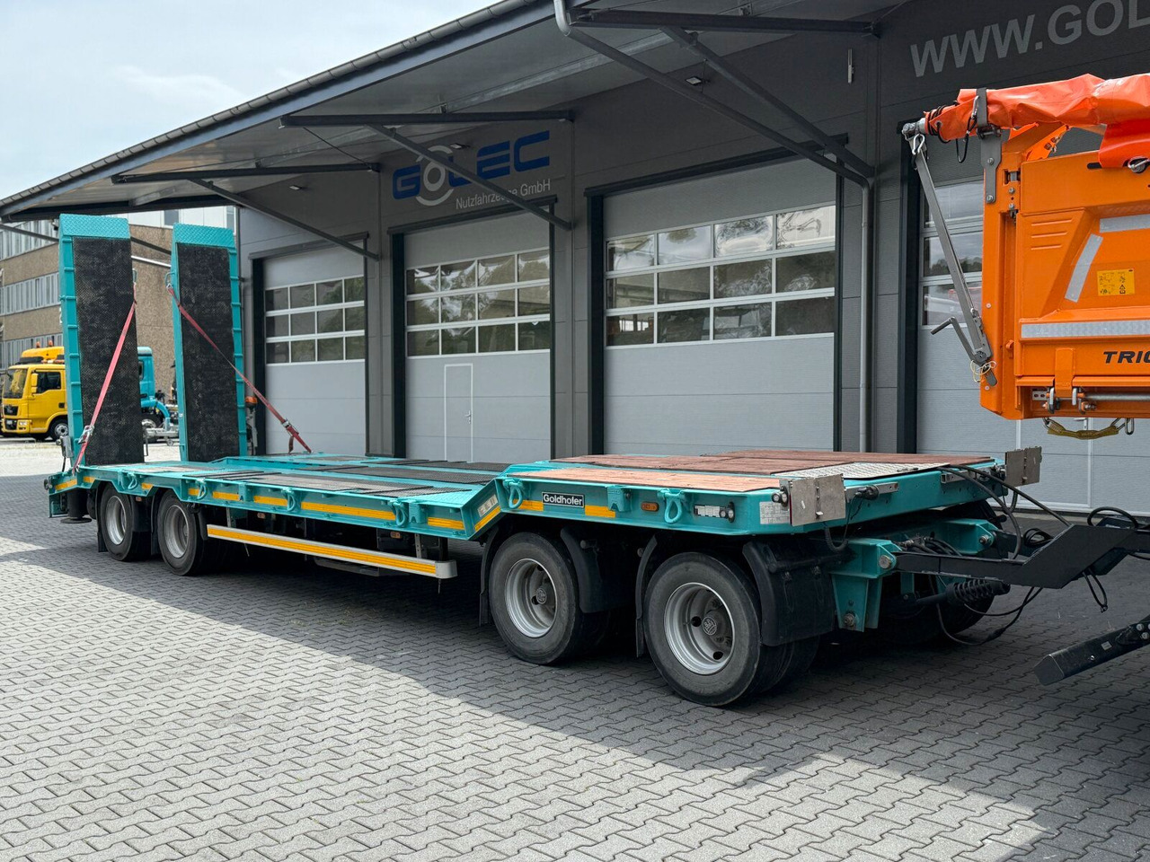 Goldhofer TU 4 EXPERT 4870 Tieflader Anhänger 44,8 T - Remolque góndola rebajadas: foto 1 Goldhofer TU 4 EXPERT 4870 Tieflader Anhänger 44,8 T - Remolque góndola rebajadas: foto 1
