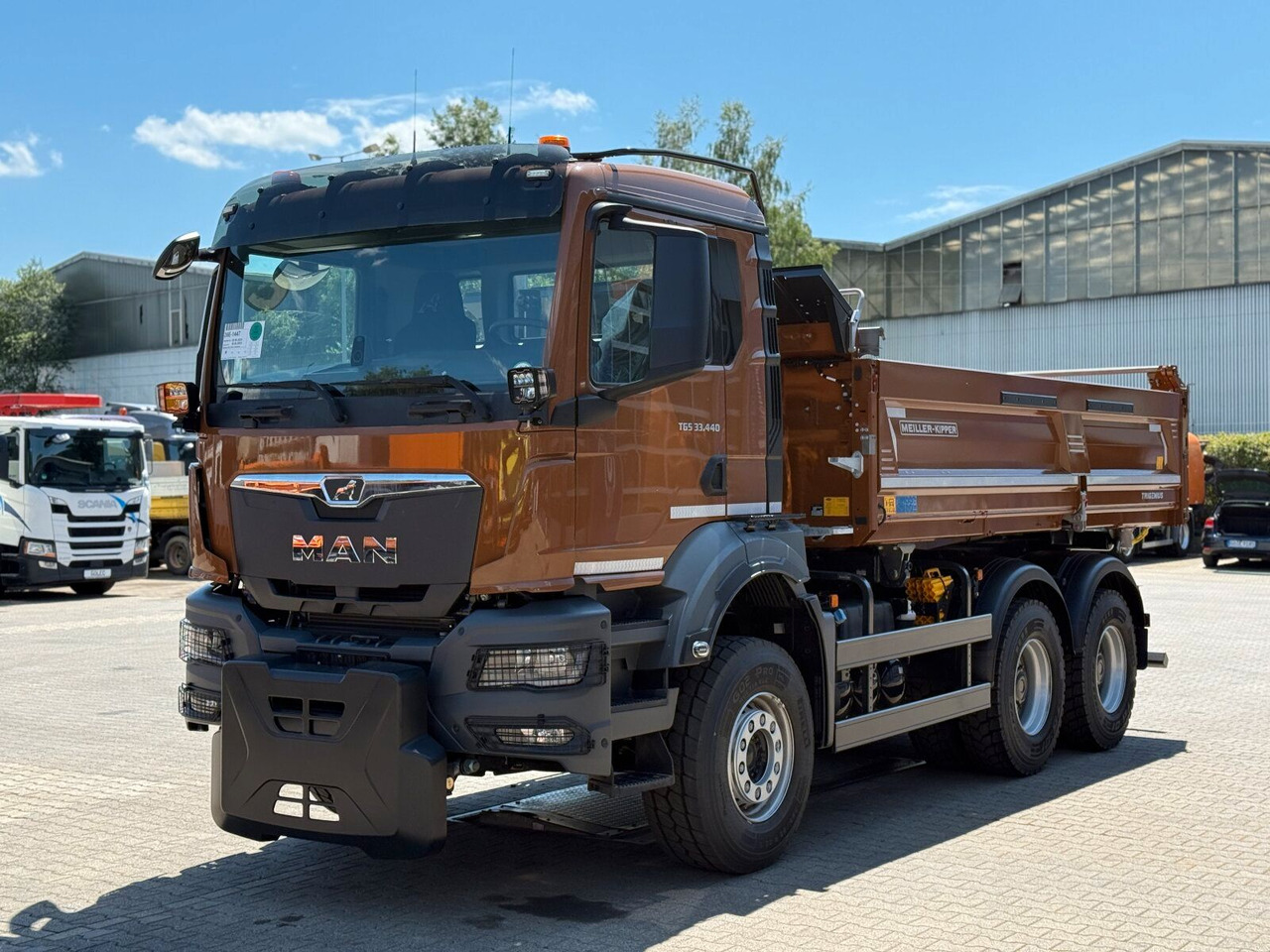 Camión volquete MAN TGS 33.440 6x4 Kipper MEILLER Bordmatik Frontpl.: foto 11
