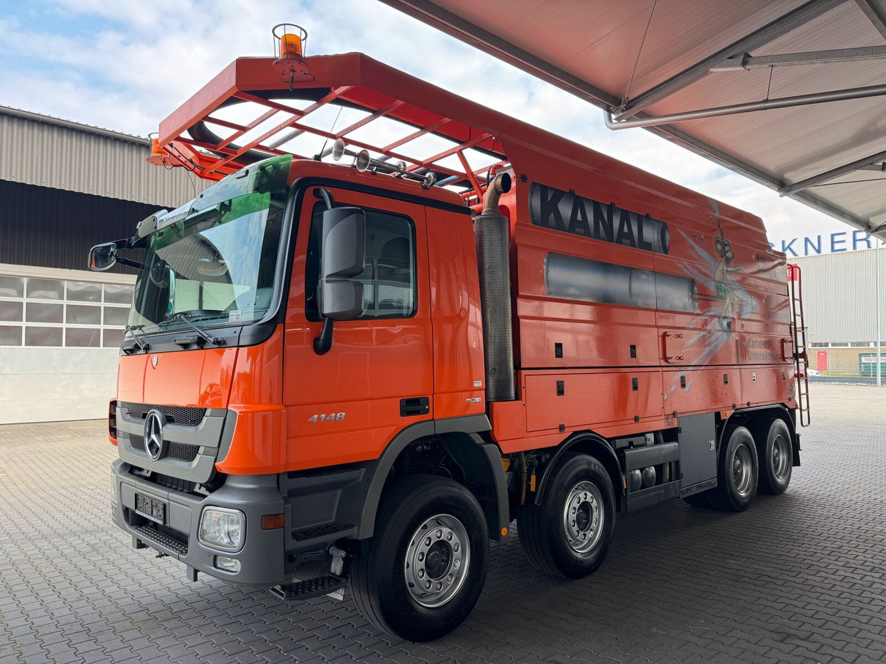 Mercedes-Benz ACTROS 4148 8x4 Kanalreiniger & Wasserrückgewinn - Limpieza de alcantarillado: foto 2 Mercedes-Benz ACTROS 4148 8x4 Kanalreiniger & Wasserrückgewinn - Limpieza de alcantarillado: foto 2