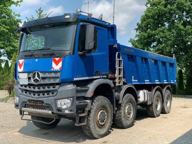 Camión volquete Mercedes-Benz AROCS 4145 8x8 EURO6 Muldenkipper TOP!: foto 15