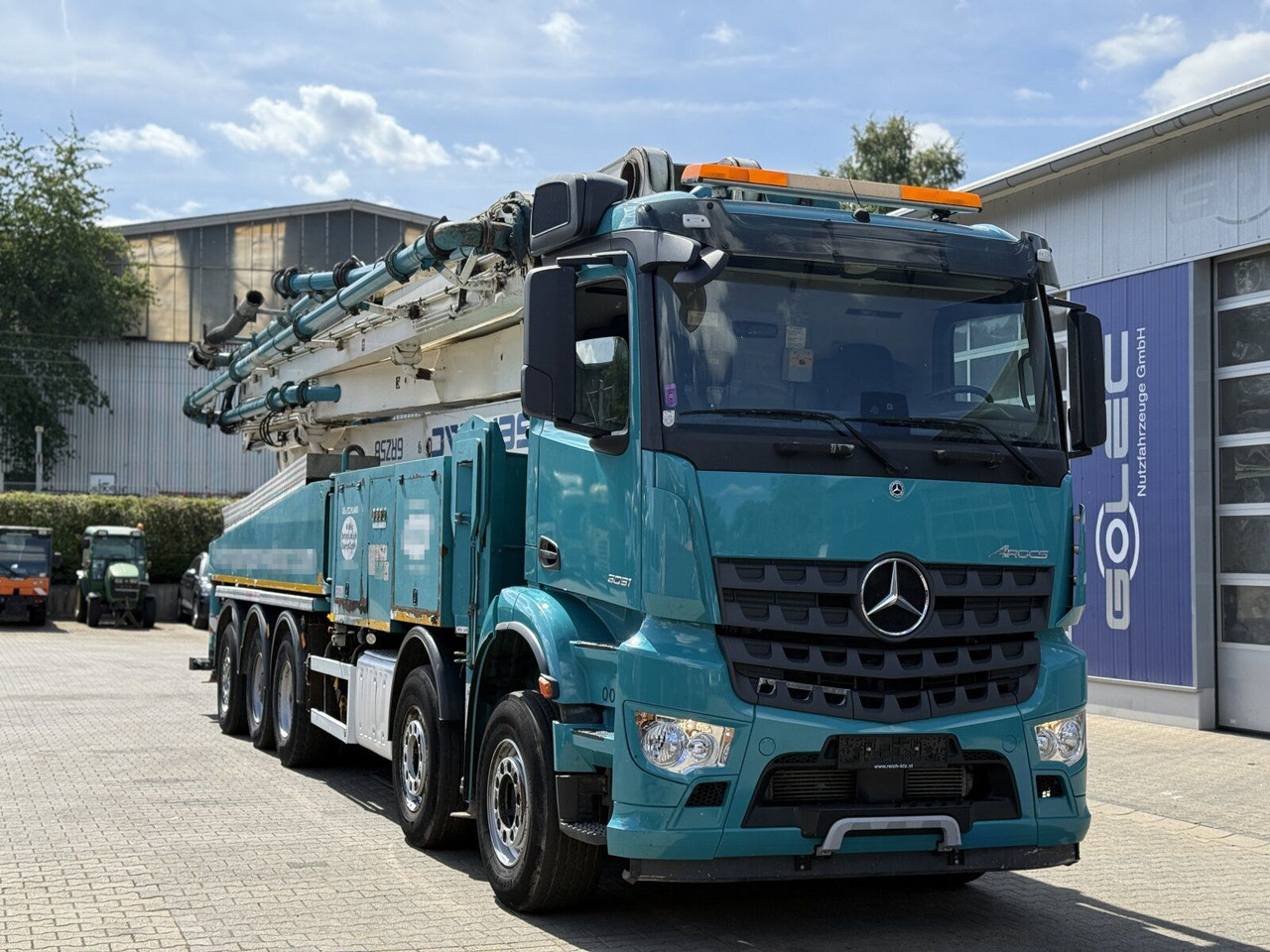 Mercedes-Benz AROCS 5051 10x6 Euro 6 Betonpumpe SERMAC 6RZ56 - Bomba de hormigón: foto 1 Mercedes-Benz AROCS 5051 10x6 Euro 6 Betonpumpe SERMAC 6RZ56 - Bomba de hormigón: foto 1