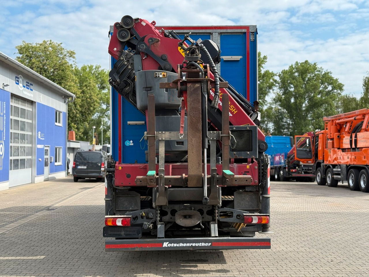 Mercedes-Benz Actros 6x2 Pritsche Kran Palfinger PK34002 + JIB - Camión lona, Camión grúa: foto 4 Mercedes-Benz Actros 6x2 Pritsche Kran Palfinger PK34002 + JIB - Camión lona, Camión grúa: foto 4