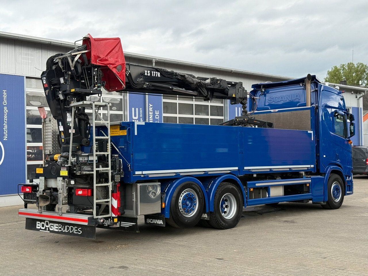 Scania R500 6x2 Pritsche mit Kran HIAB 177K PRO - Camión caja abierta, Camión grúa: foto 3 Scania R500 6x2 Pritsche mit Kran HIAB 177K PRO - Camión caja abierta, Camión grúa: foto 3