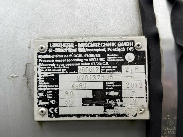 Müller-Mitteltal Liebherr Betonmischer Concrete Auflieger 10 m³ - Semirremolque: foto 4 Müller-Mitteltal Liebherr Betonmischer Concrete Auflieger 10 m³ - Semirremolque: foto 4