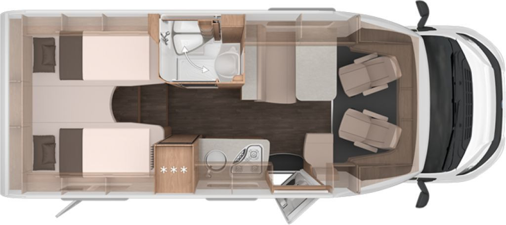 Knaus L!VE TI 650 MEG Platinum Selection Voll-LED -Fro - Autocaravana perfilada: foto 2 Knaus L!VE TI 650 MEG Platinum Selection Voll-LED -Fro - Autocaravana perfilada: foto 2