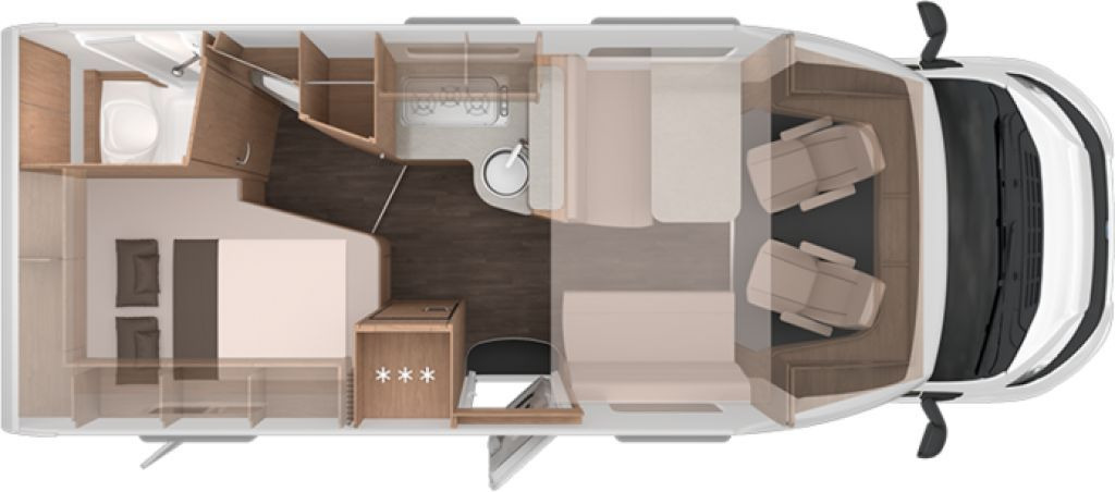 Knaus L!VE WAVE 650 MF Platinum Selection Vermieterpak - Autocaravana perfilada: foto 2 Knaus L!VE WAVE 650 MF Platinum Selection Vermieterpak - Autocaravana perfilada: foto 2