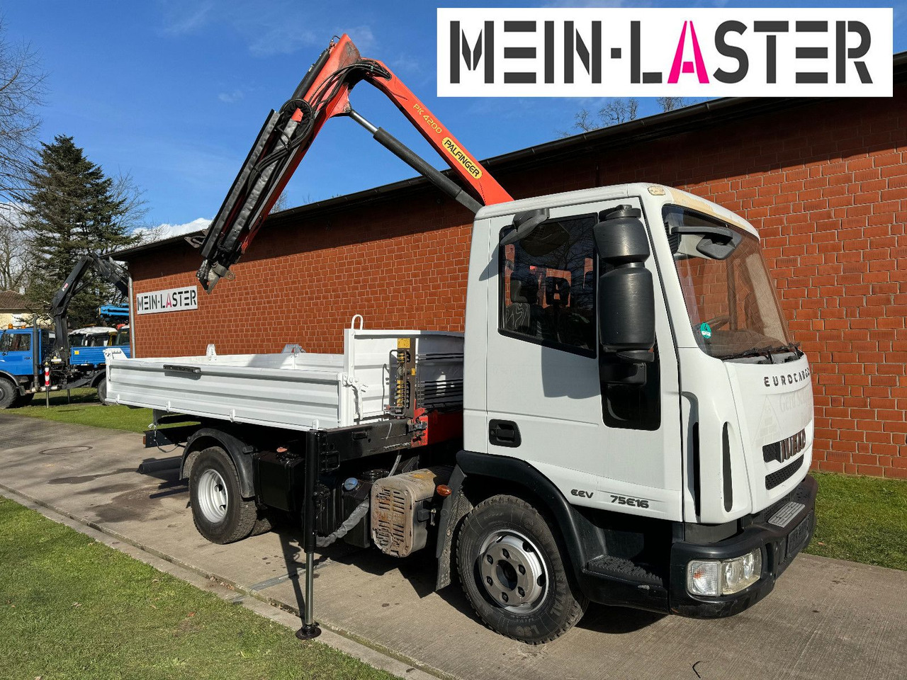 Furgoneta basculante Iveco ML75E16 3 S-Kipper Kran PK  9,4m-550 kg Greifer: foto 12