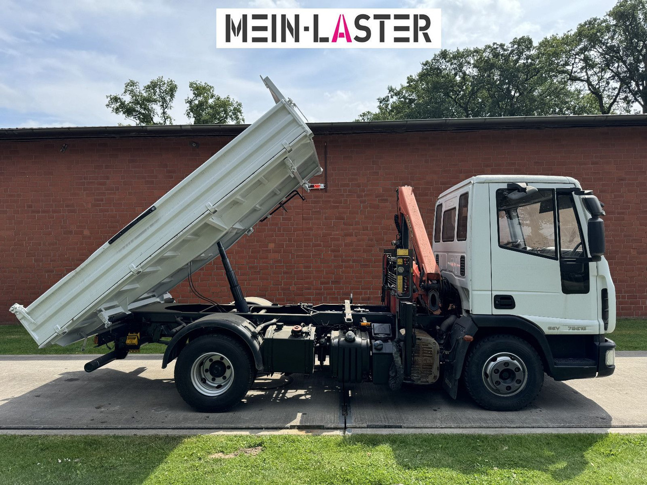 Furgoneta basculante Iveco ML75E16 3 S-Kipper Kran PK  9,4m-550 kg Greifer: foto 15