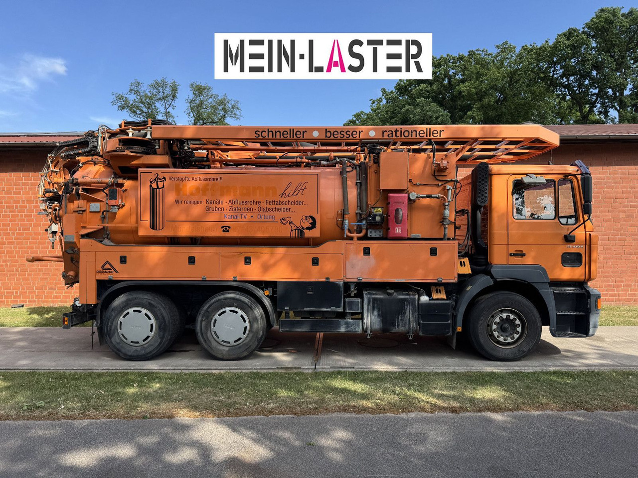 MAN FE 410 Assmann Saug HD Spüler Recycling + FB. - Limpieza de alcantarillado: foto 3 MAN FE 410 Assmann Saug HD Spüler Recycling + FB. - Limpieza de alcantarillado: foto 3