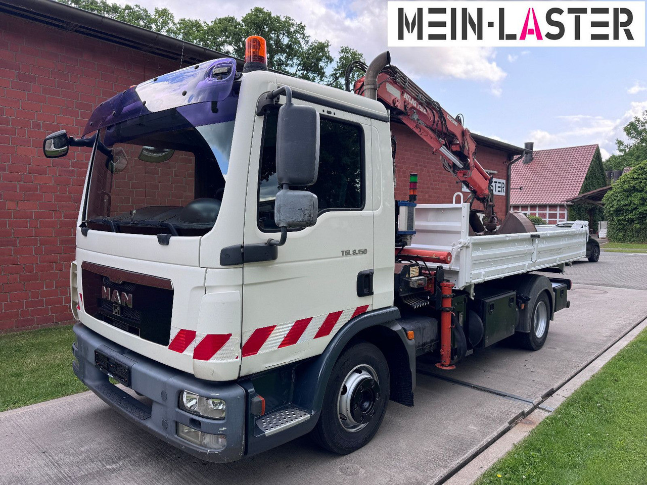MAN TGL 8.150 3 S-Kipper Atlas 75 10m -1t. Funk FB - Furgoneta basculante: foto 3 MAN TGL 8.150 3 S-Kipper Atlas 75 10m -1t. Funk FB - Furgoneta basculante: foto 3