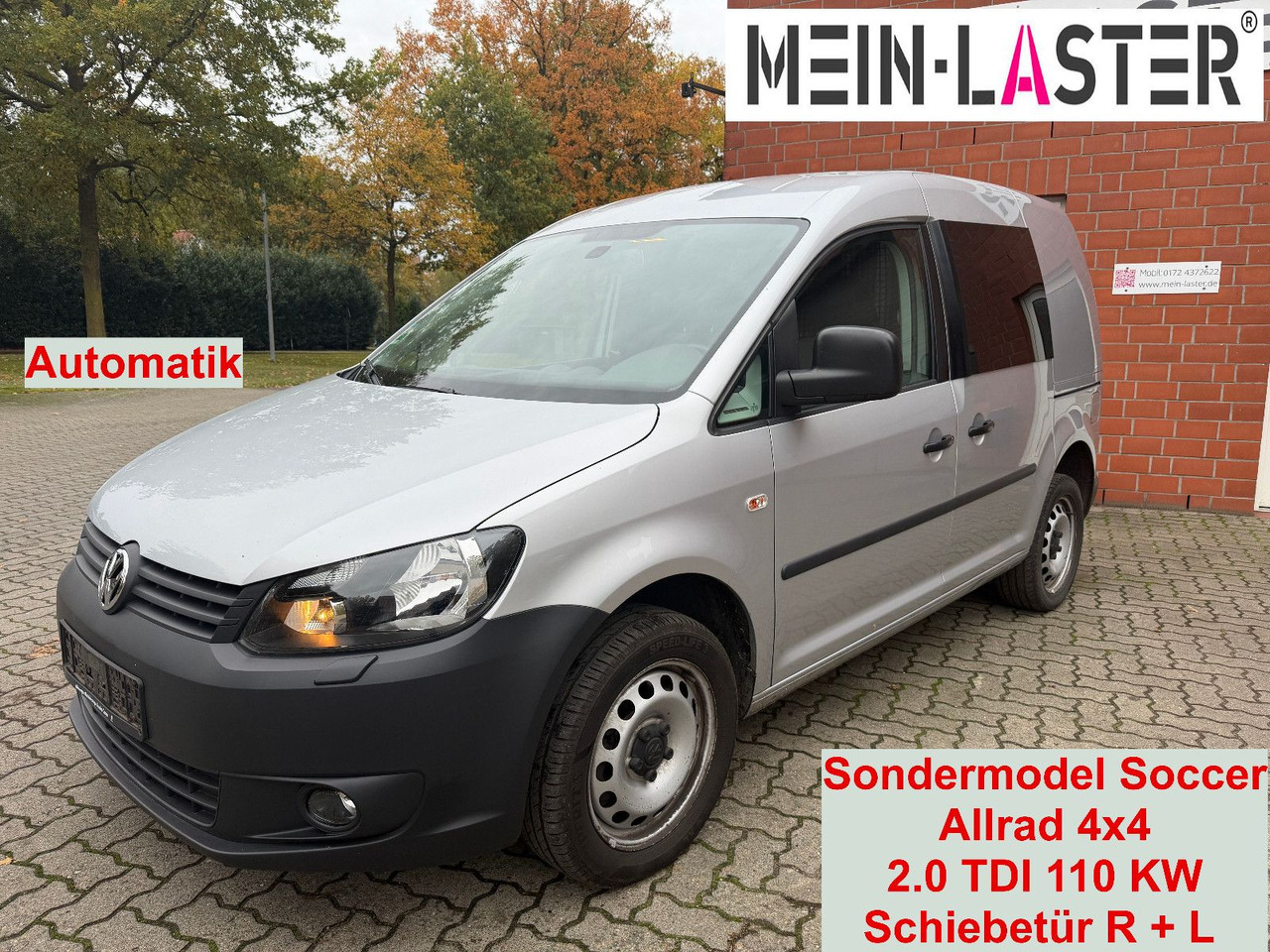 Volkswagen Caddy 2.0 TDI Soccer 4Motion Automatik 1. Hand - Coche familiar: foto 1 Volkswagen Caddy 2.0 TDI Soccer 4Motion Automatik 1. Hand - Coche familiar: foto 1