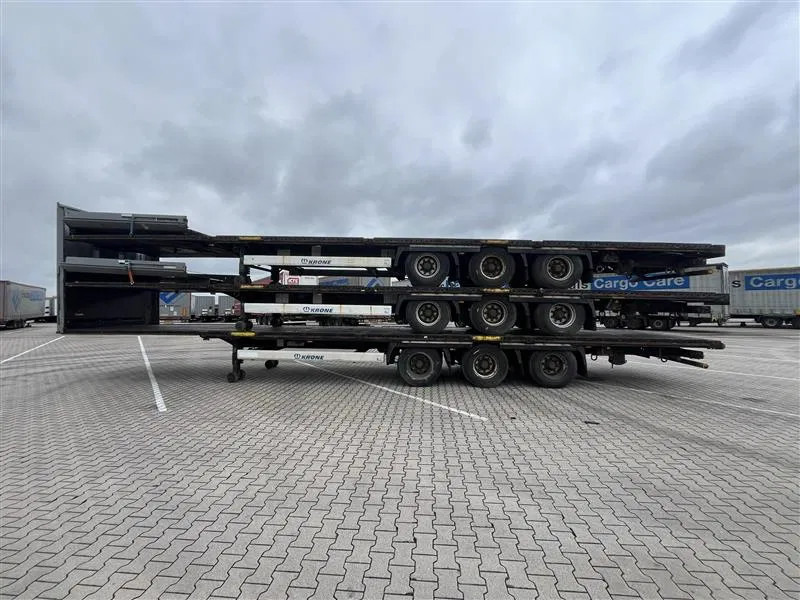 Krone 1x 2014 & 2x 2013 XL MEGA P400 HUCKEPACK FLAT STACK - Semirremolque caja cerrada: foto 5 Krone 1x 2014 & 2x 2013 XL MEGA P400 HUCKEPACK FLAT STACK - Semirremolque caja cerrada: foto 5