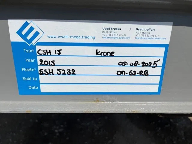 Krone 5x 2015 MEGA P400 HUCKEPACK FLAT - Semirremolque plataforma/ Caja abierta: foto 2 Krone 5x 2015 MEGA P400 HUCKEPACK FLAT - Semirremolque plataforma/ Caja abierta: foto 2