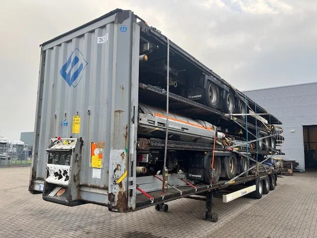 Krone multiple 2014 & 2015 XL P400 mega huckepack curtain sided trailer stacks - Semirremolque caja cerrada: foto 4 Krone multiple 2014 & 2015 XL P400 mega huckepack curtain sided trailer stacks - Semirremolque caja cerrada: foto 4
