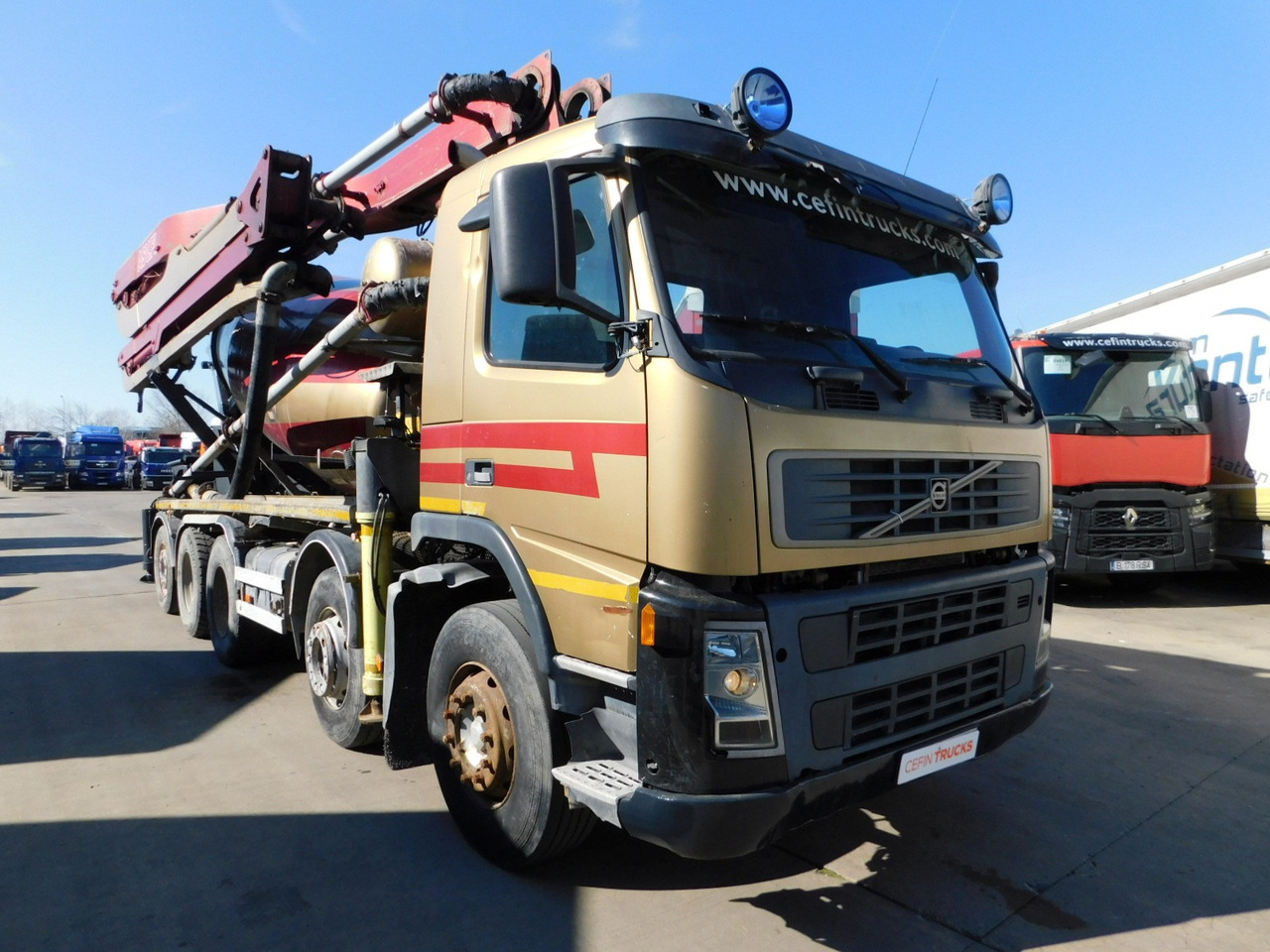 Volvo Pompa de beton cu mixer fm 9 - Camión hormigonera: foto 2 Volvo Pompa de beton cu mixer fm 9 - Camión hormigonera: foto 2