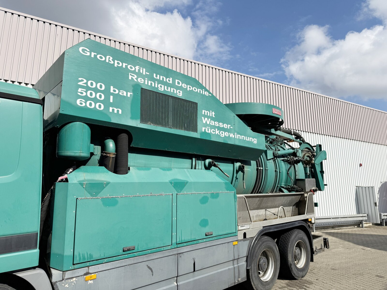 Camión Mercedes-Benz Actros 3348 6x4 Actros 3348 6x4, V8, Kroll Saug-/Spülwagen ca. 14m³, Wasserrückgewinnung, Funk: foto 6