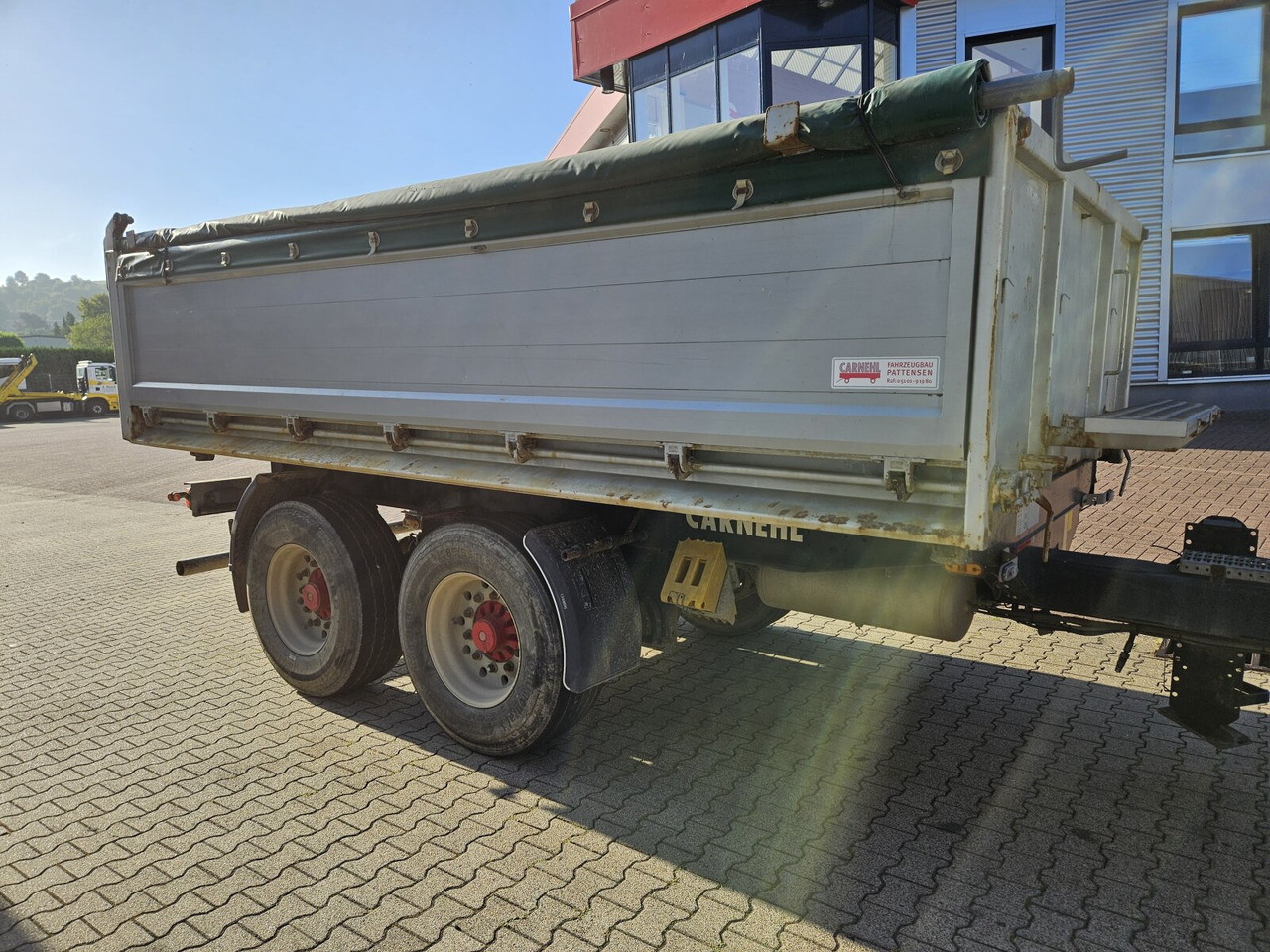 Remolque volquete Carnehl CTK/A CTK/A, Alu-Bordwände, Rollplane, ca. 10m³: foto 13