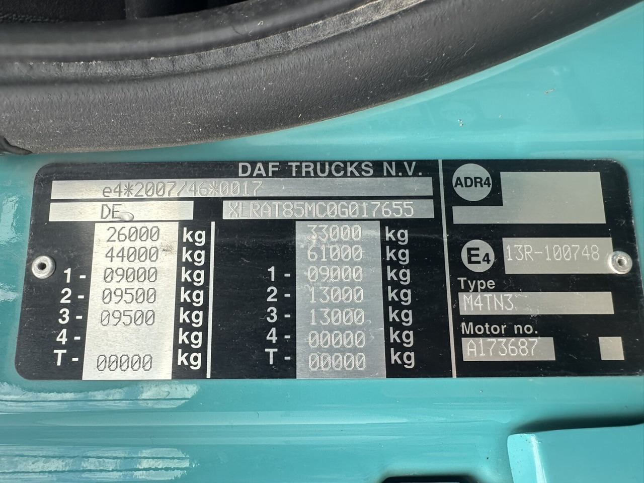 DAF CF 85.460 6x4 CF 85.460 6x4, Bordmatik links - Camión volquete: foto 4 DAF CF 85.460 6x4 CF 85.460 6x4, Bordmatik links - Camión volquete: foto 4