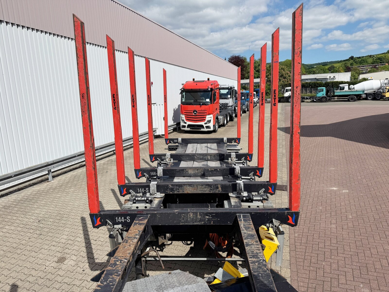 Semirremolque maderero Doll LOGO H3L-14XL LOGO H3L-14XL, Liftachse, Nachlauflenkachse, teleskopierbar 9,4m-12,9: foto 14