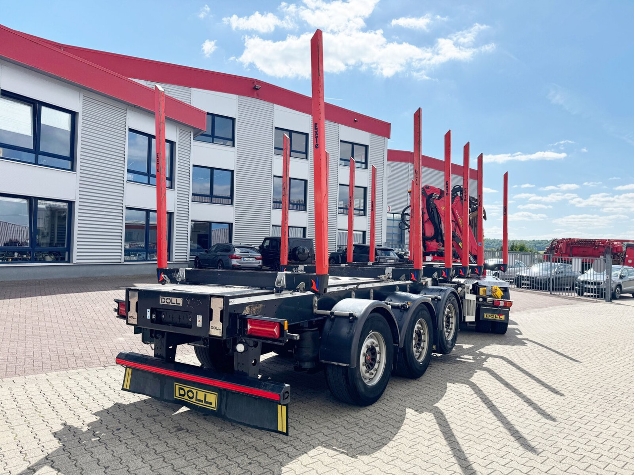 Semirremolque maderero Doll LOGO H3L-14XL LOGO H3L-14XL, Liftachse, Nachlauflenkachse, teleskopierbar 9,4m-12,9: foto 11
