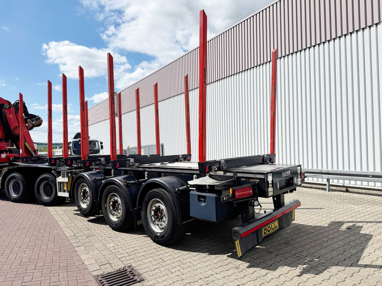 Semirremolque maderero Doll LOGO H3L-14XL LOGO H3L-14XL, Liftachse, Nachlauflenkachse, teleskopierbar 9,4m-12,9: foto 9