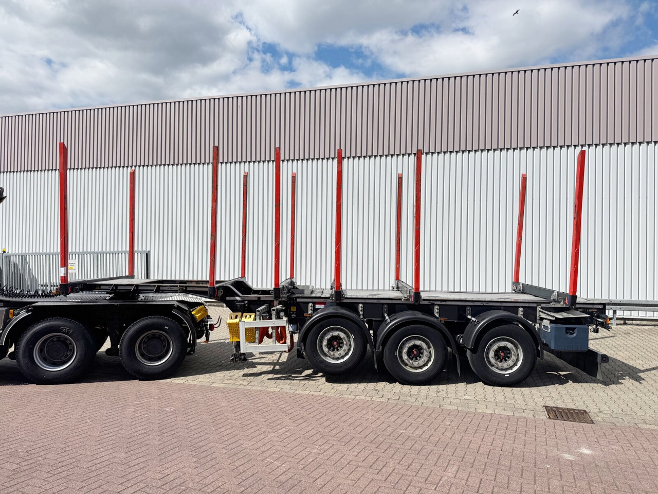 Semirremolque maderero Doll LOGO H3L-14XL LOGO H3L-14XL, Liftachse, Nachlauflenkachse, teleskopierbar 9,4m-12,9: foto 8