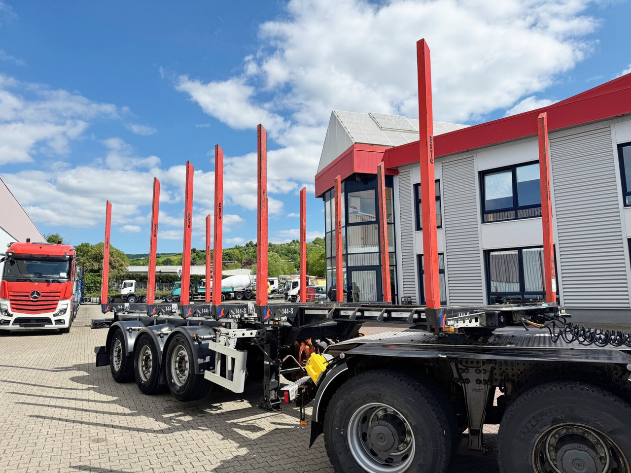 Semirremolque maderero Doll LOGO H3L-14XL LOGO H3L-14XL, Liftachse, Nachlauflenkachse, teleskopierbar 9,4m-12,9: foto 12