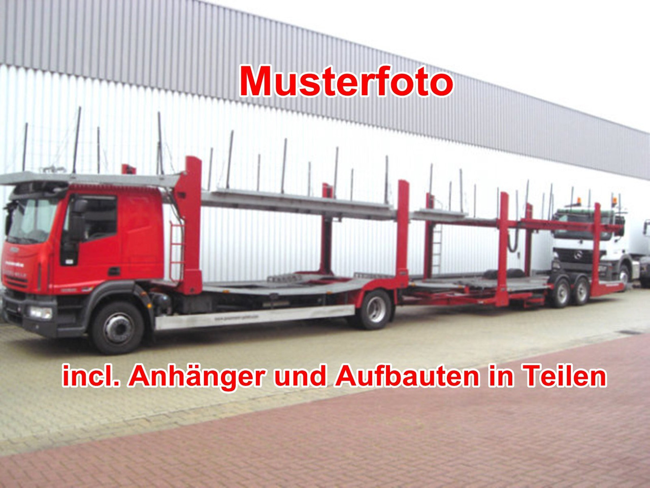 EuroCargo ML160E32 4x2 EuroCargo ML160E32 4x2 mit Teilen für Anhänger und Aufbauten - Camión portavehículos: foto 1 EuroCargo ML160E32 4x2 EuroCargo ML160E32 4x2 mit Teilen für Anhänger und Aufbauten - Camión portavehículos: foto 1