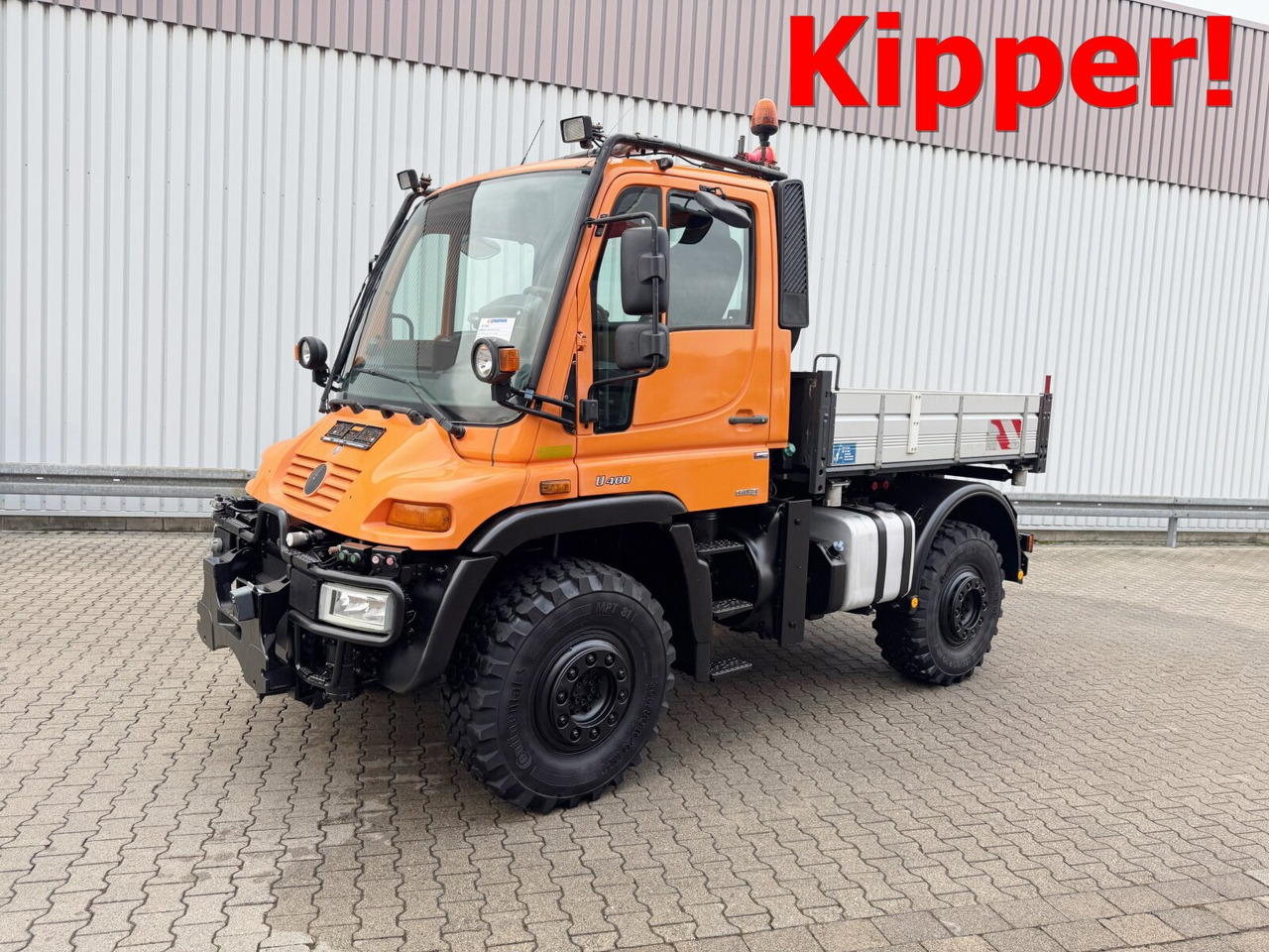 Unimog U 400 405/12 4x4 U 400 405/12 4x4, Kipper, Kommunalhydraulik, VarioPilot, Zapfwelle - Furgoneta: foto 1 Unimog U 400 405/12 4x4 U 400 405/12 4x4, Kipper, Kommunalhydraulik, VarioPilot, Zapfwelle - Furgoneta: foto 1