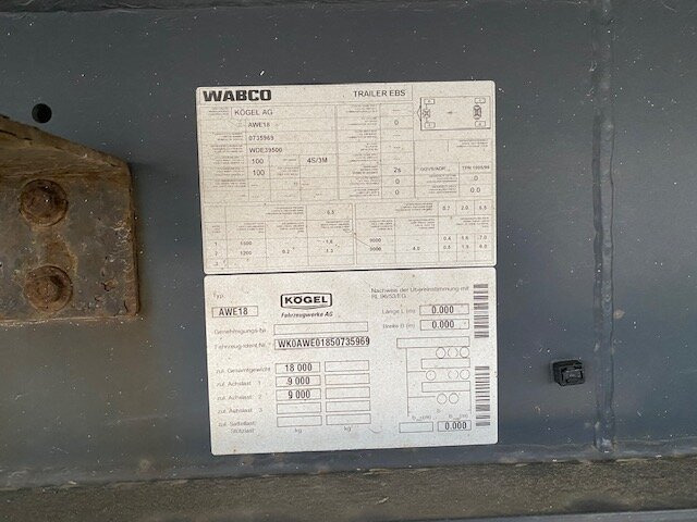 Leasing de Kögel AWE 18 AWE 18, Kühlanhänger, Thermo-King Kögel AWE 18 AWE 18, Kühlanhänger, Thermo-King: foto 7