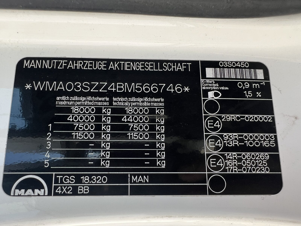 MAN TGS 18.320 4x2 BB TGS 18.320 4x2 BB, Tele-Absetzer - Camión portacontenedor de cadenas: foto 5 MAN TGS 18.320 4x2 BB TGS 18.320 4x2 BB, Tele-Absetzer - Camión portacontenedor de cadenas: foto 5